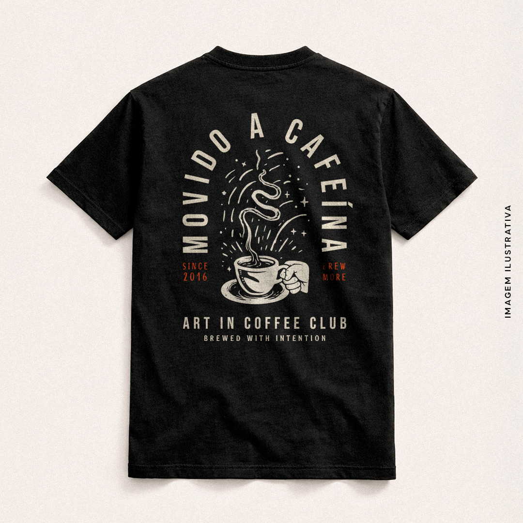 Camiseta Movido a Cafeína