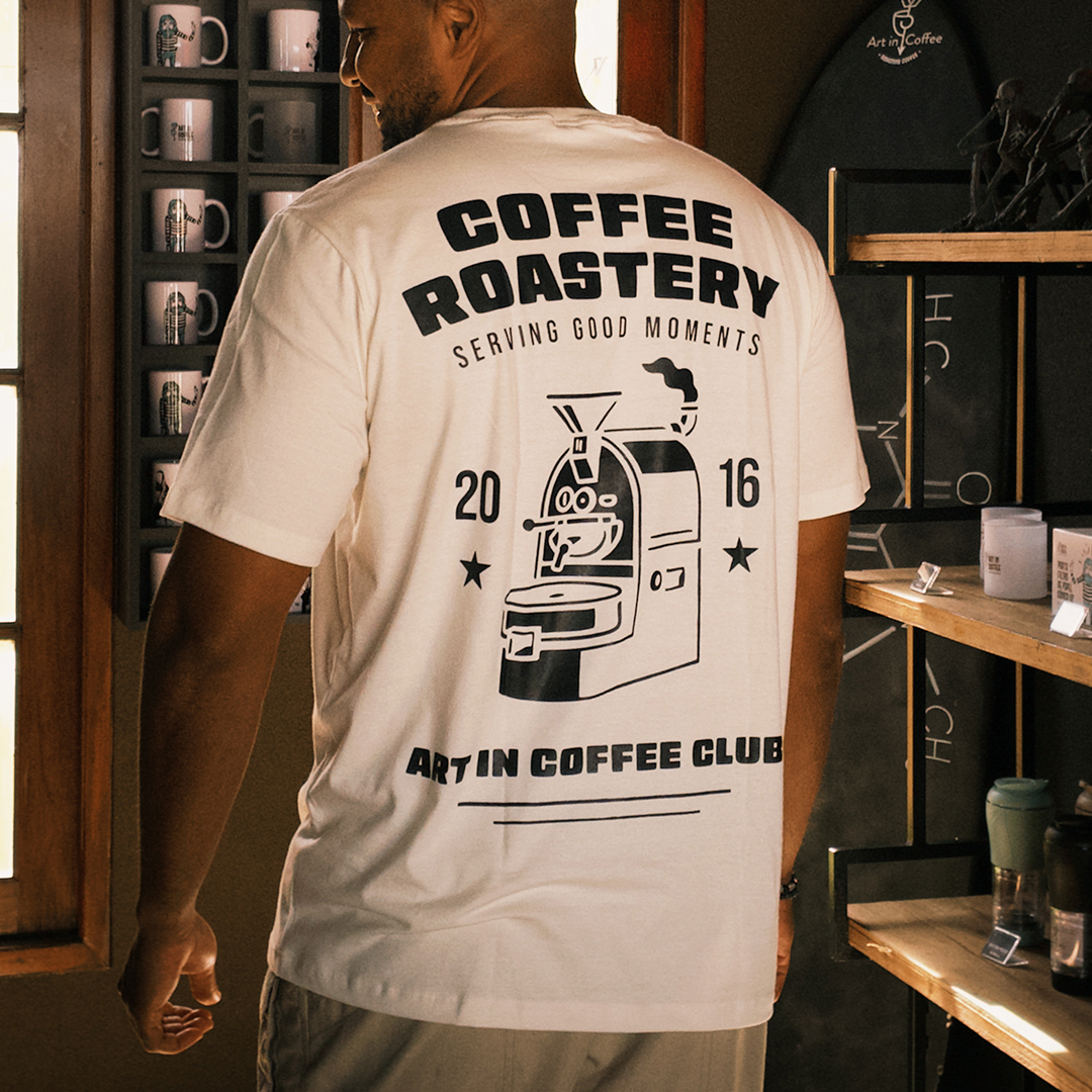Camiseta Coffee Roastery - Art In Coffee