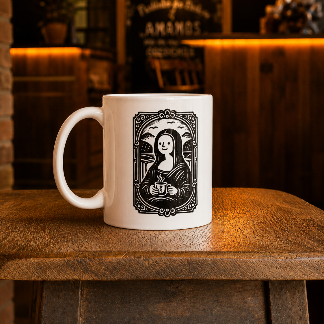 Caneca Monalisa