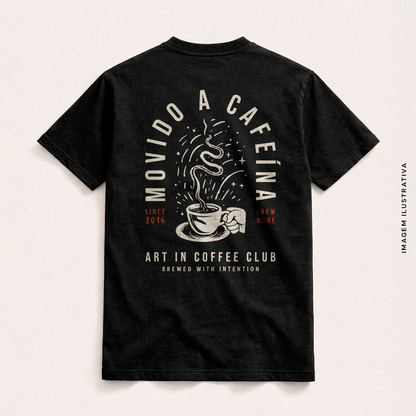 Camiseta Movido a Cafeína