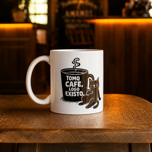 Caneca Tomo Café, Logo Existo